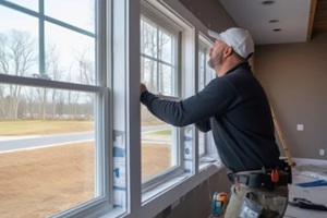 Northern VA window replacement contractor replacing home window